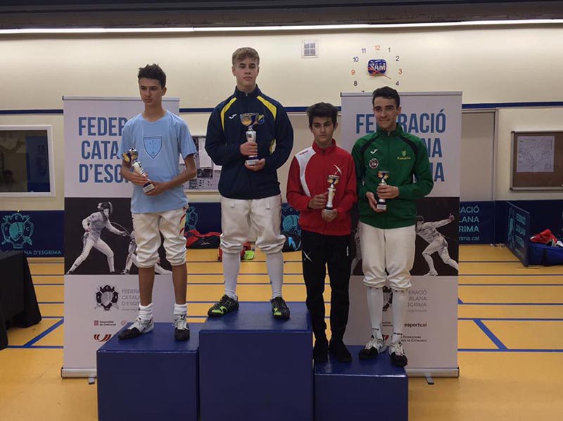 Primera medalla nacional para el florete navarro